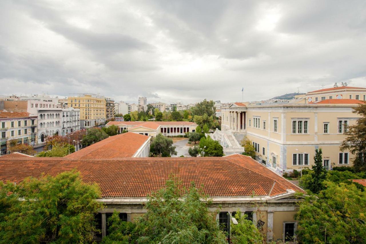 Retro Apartment At Trendy Exarcheia Athens Ngoại thất bức ảnh